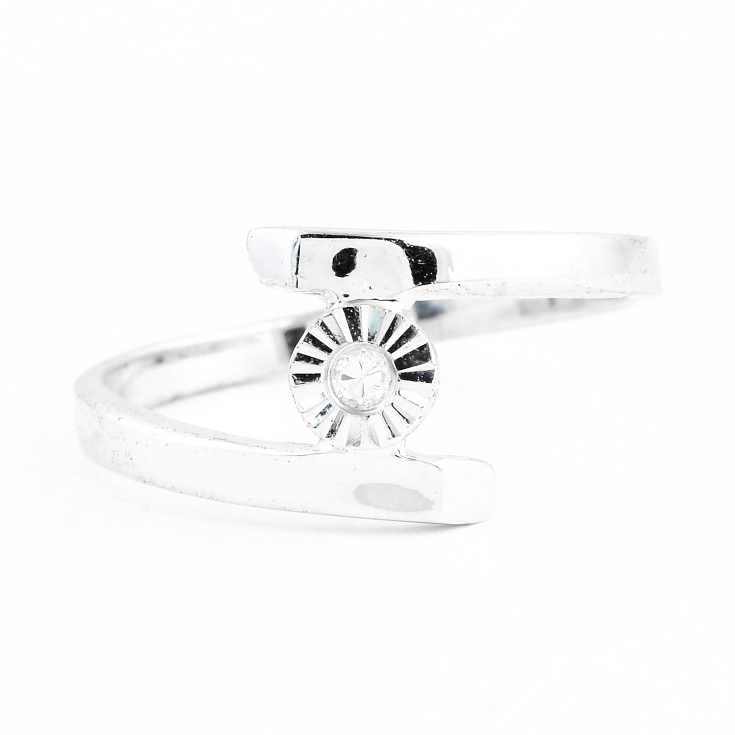 0.17 Ct Cubic Zirconia 925 Sterling Silver Ring