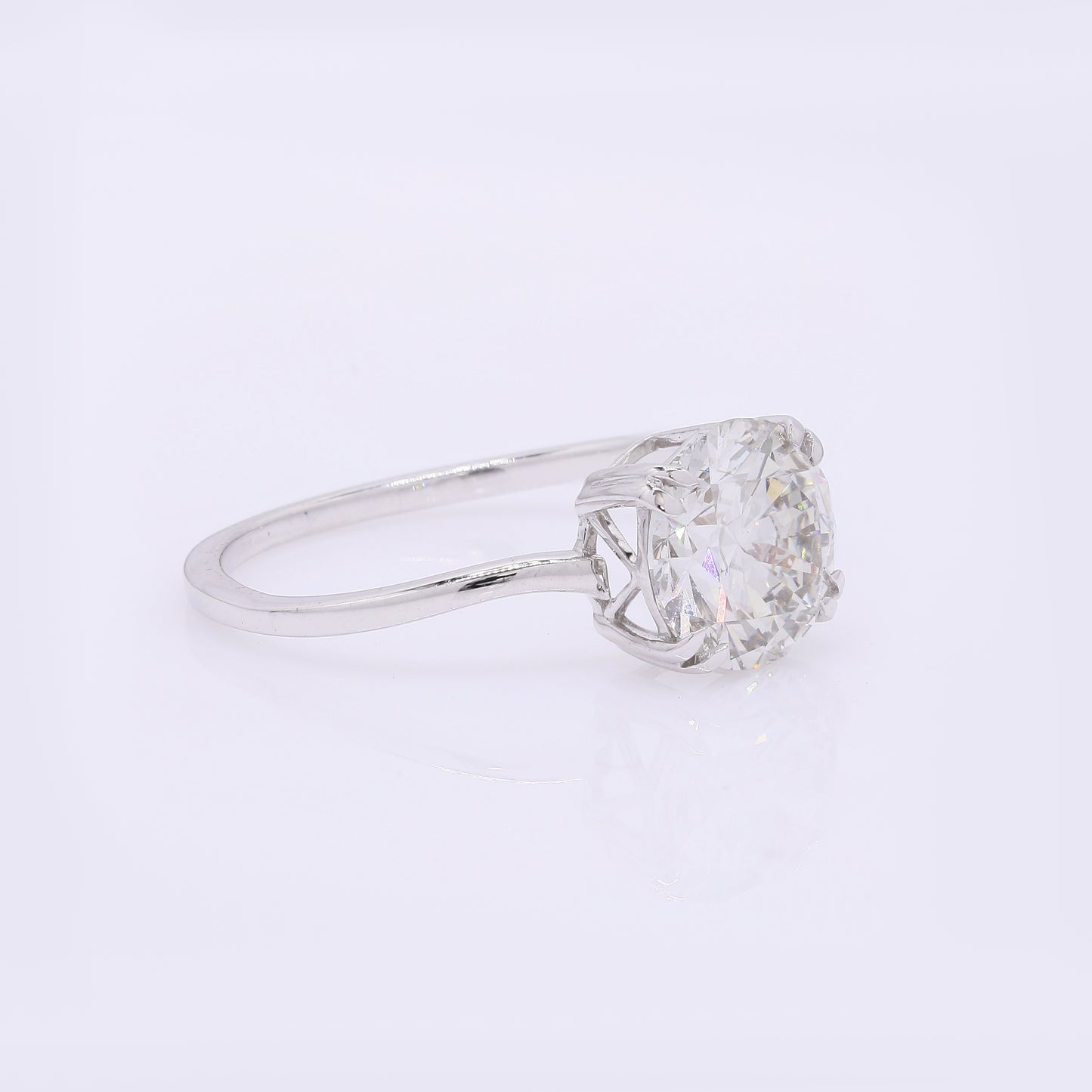 2.03 Carats Lab Grown Diamond 14K Gold Ring