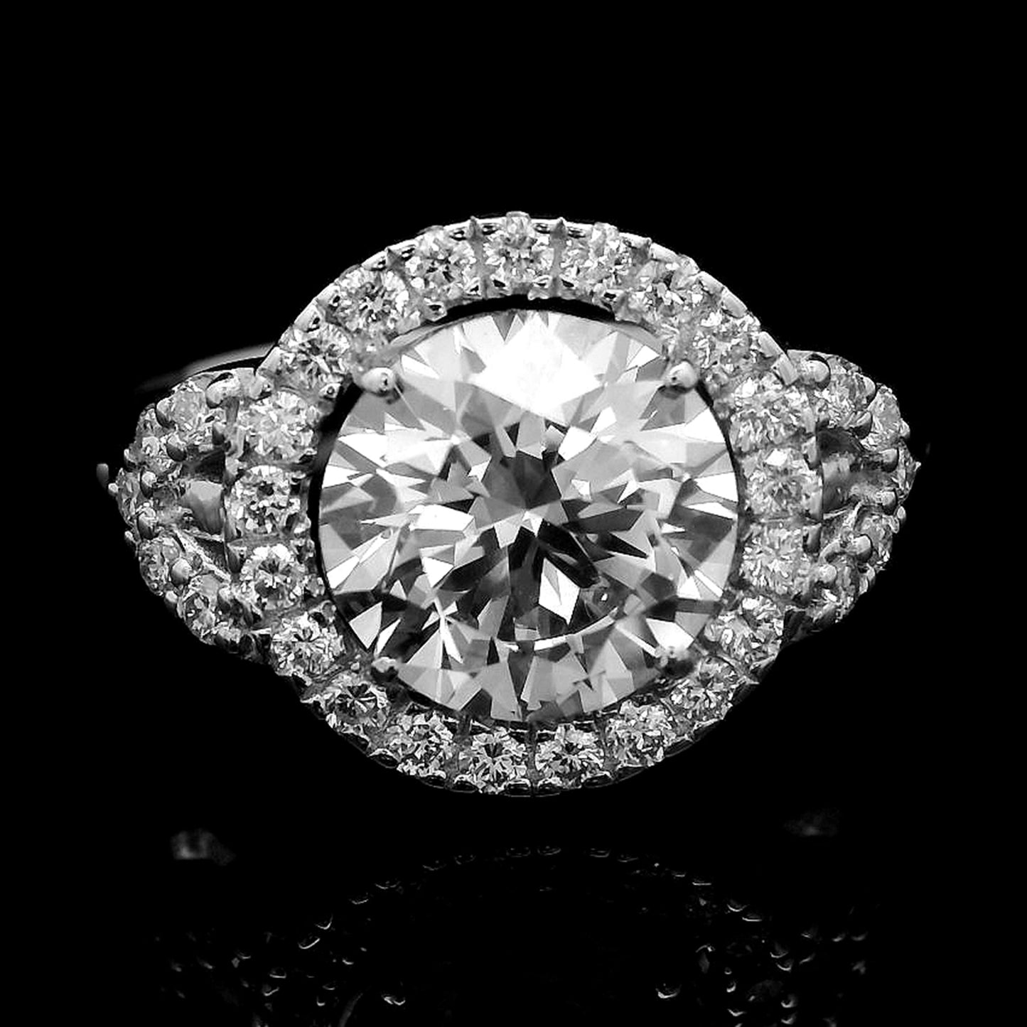 2.53 Carats Lab Grown Diamond 14K Gold Ring