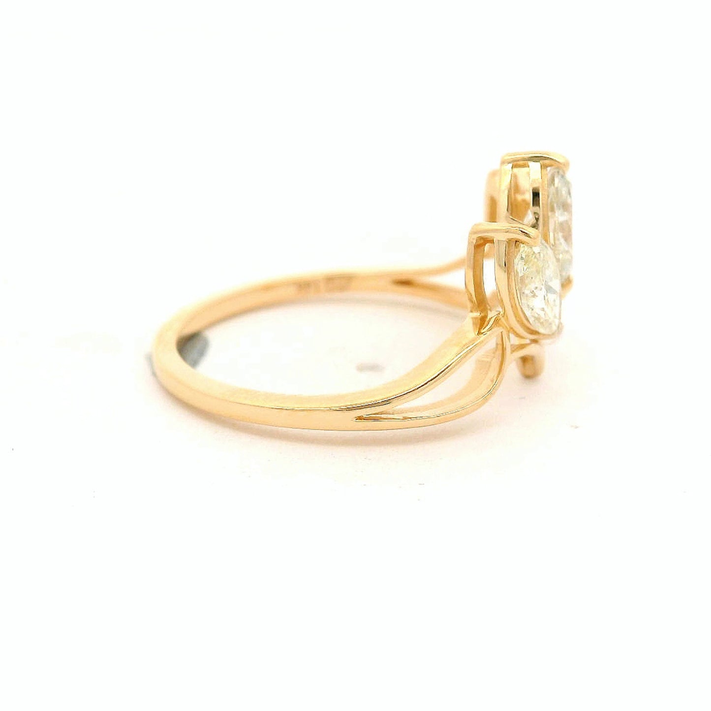 0.96 Ct Marquise Diamond 14K Gold Ring