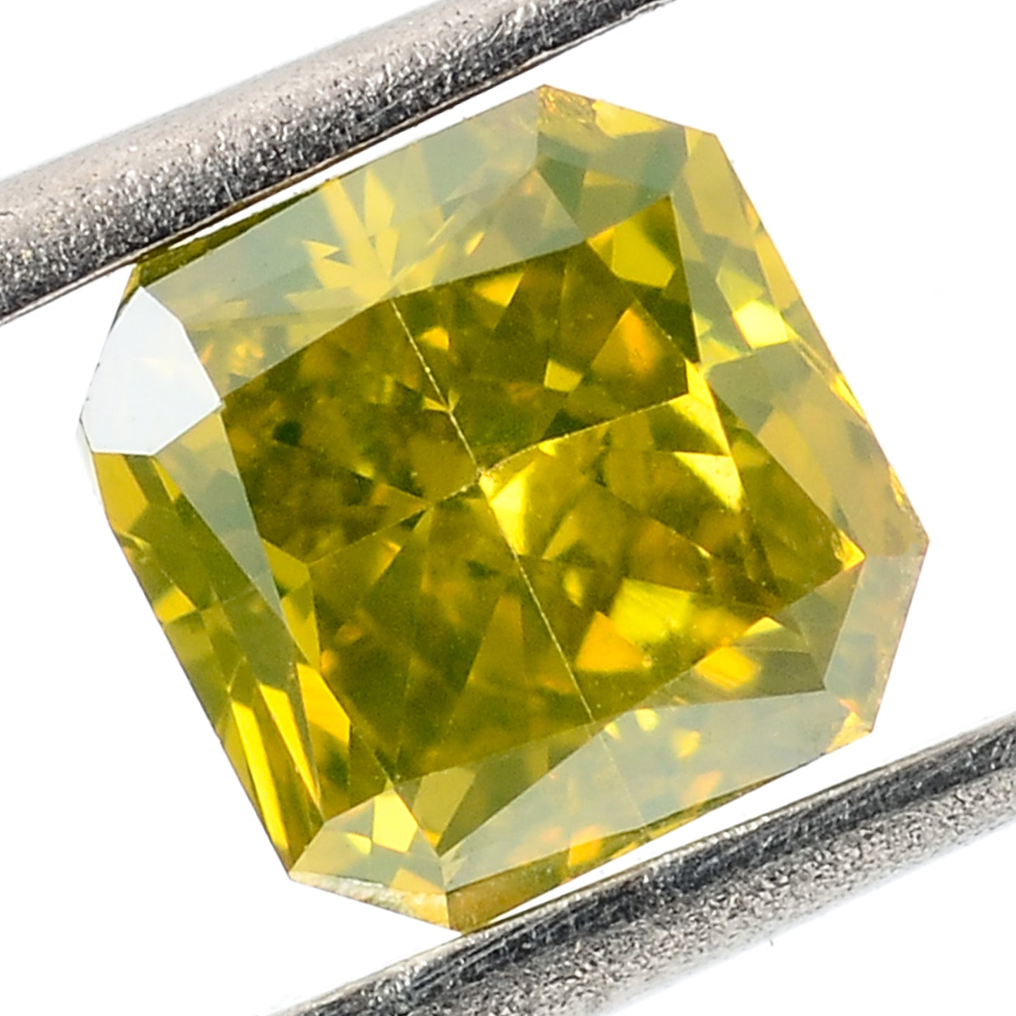 0.34 Carat Yellow Diamond Octagon Loose Gemstone