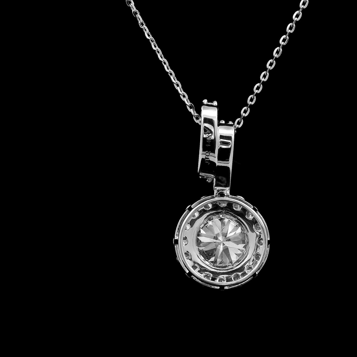 2.13 Carats Lab Grown Diamond 14K Gold Pendant