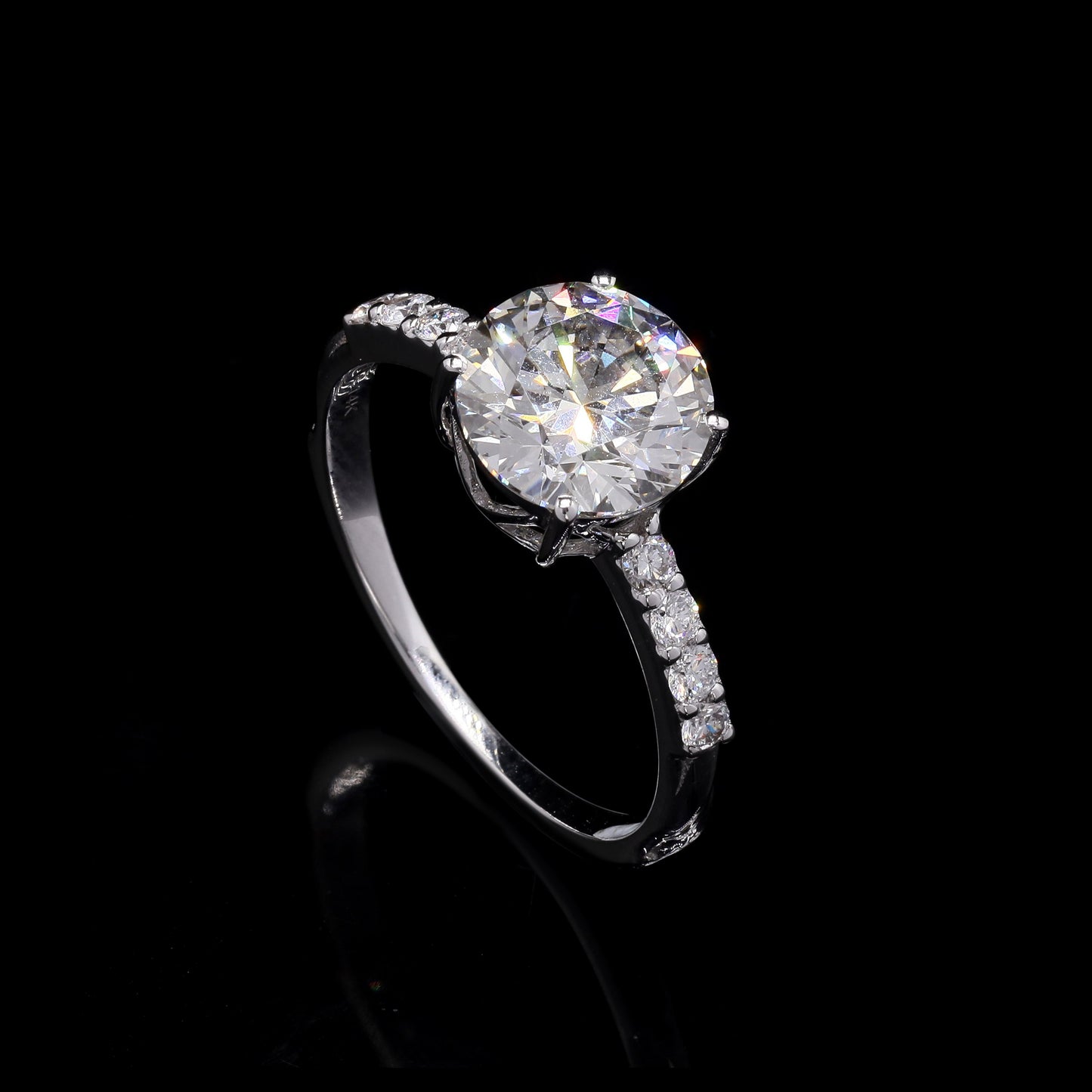 2.29 Carats Lab Grown Diamond 14K Gold Ring