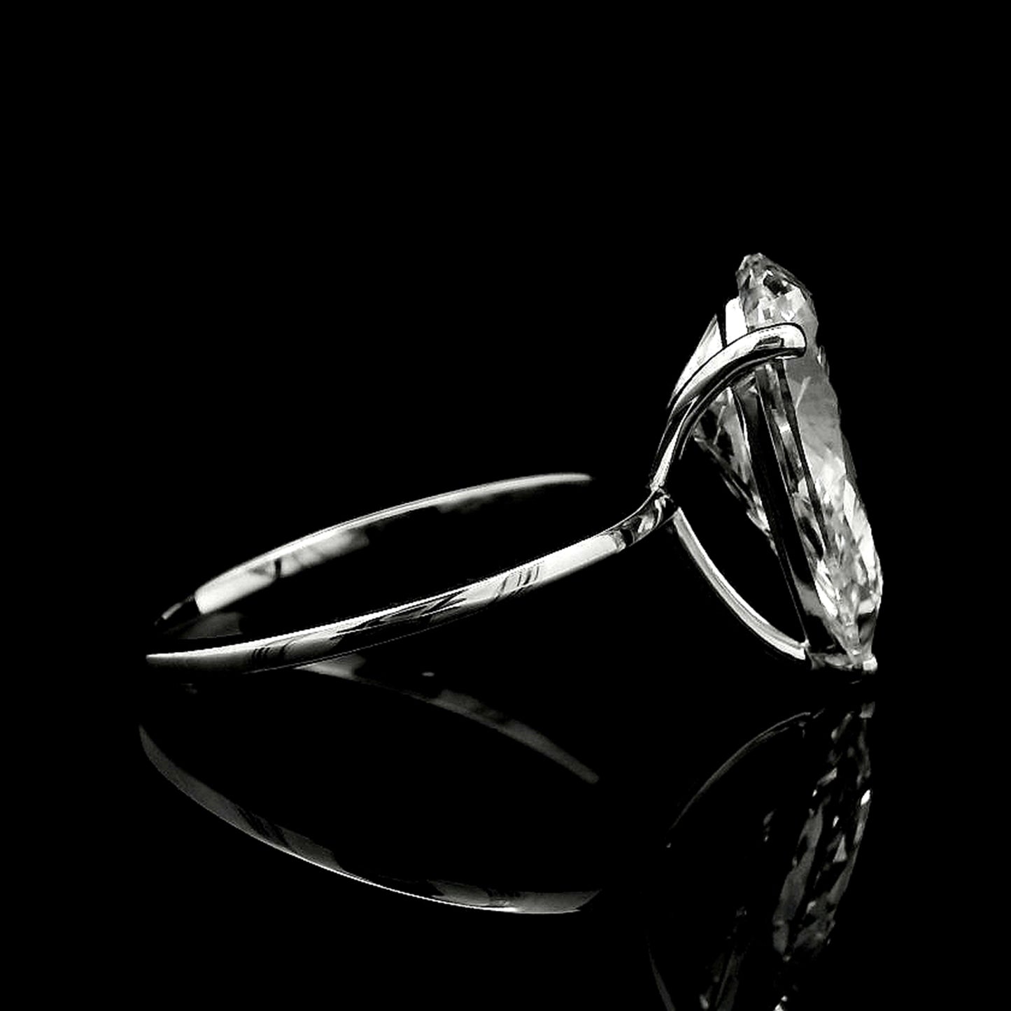 4.51 Carats Lab Grown Diamond 14K Gold Ring