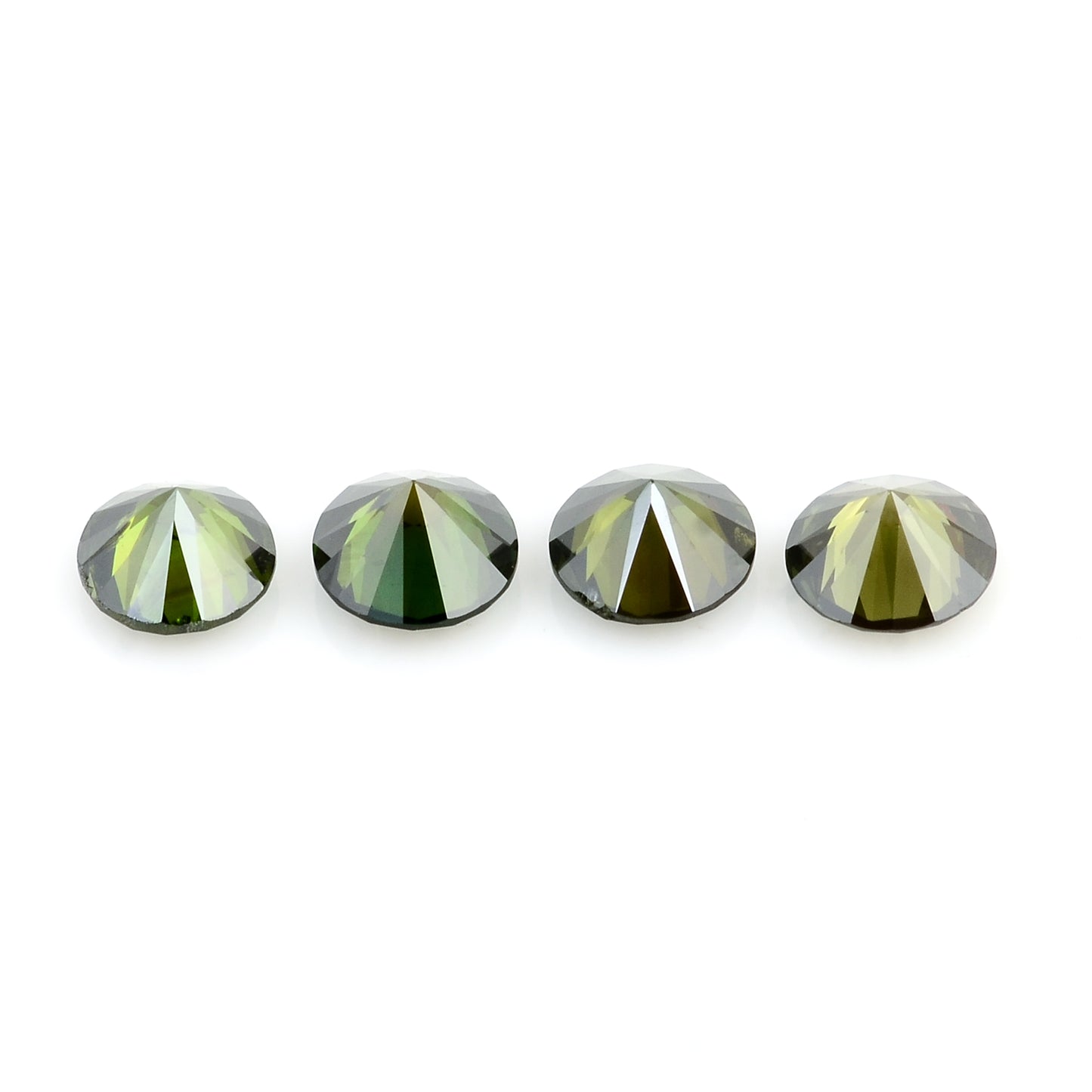 0.56 Green Diamond Round Loose Gemstone