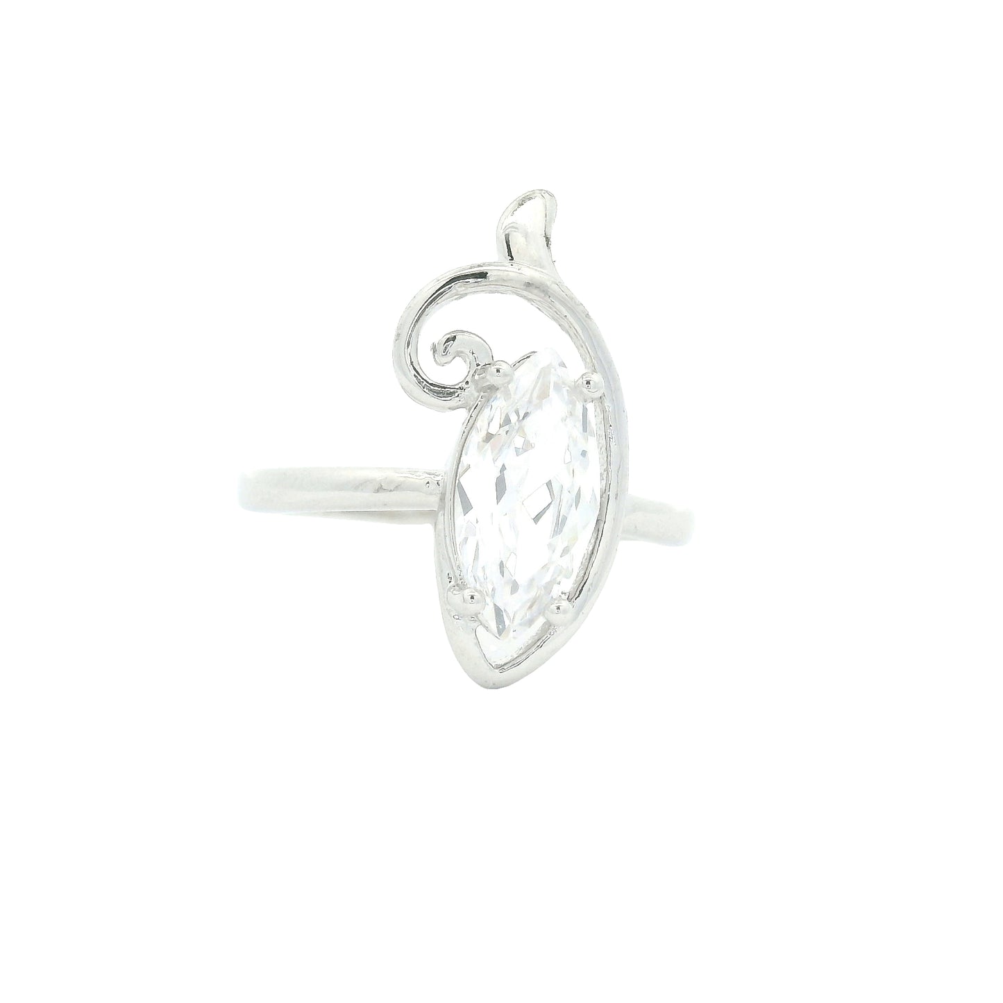 5.60 Ct Cubic Zirconia 925 Sterling Silver Ring