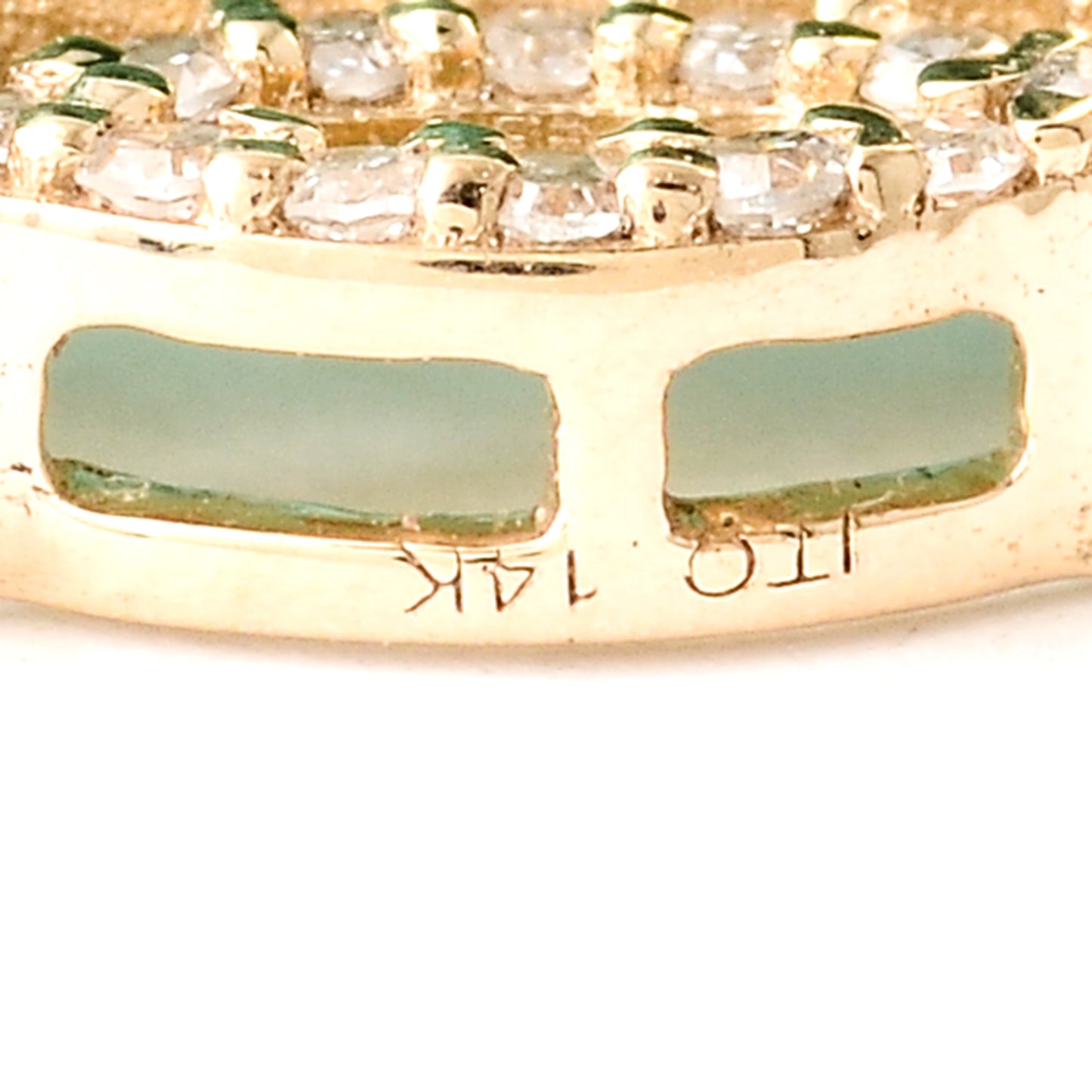 14.53 Ct Fancy Carving Natural Beryl Emerald 14K Gold Pendant