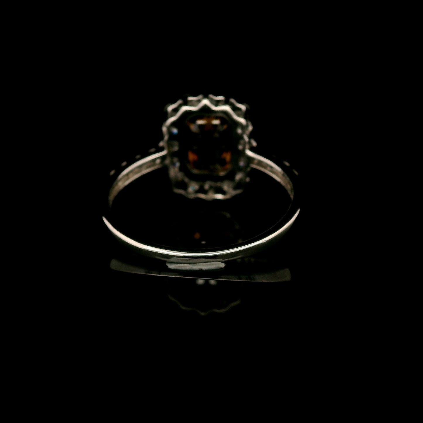 2.21 Carats Red Lab Grown Diamond 14K Gold Ring