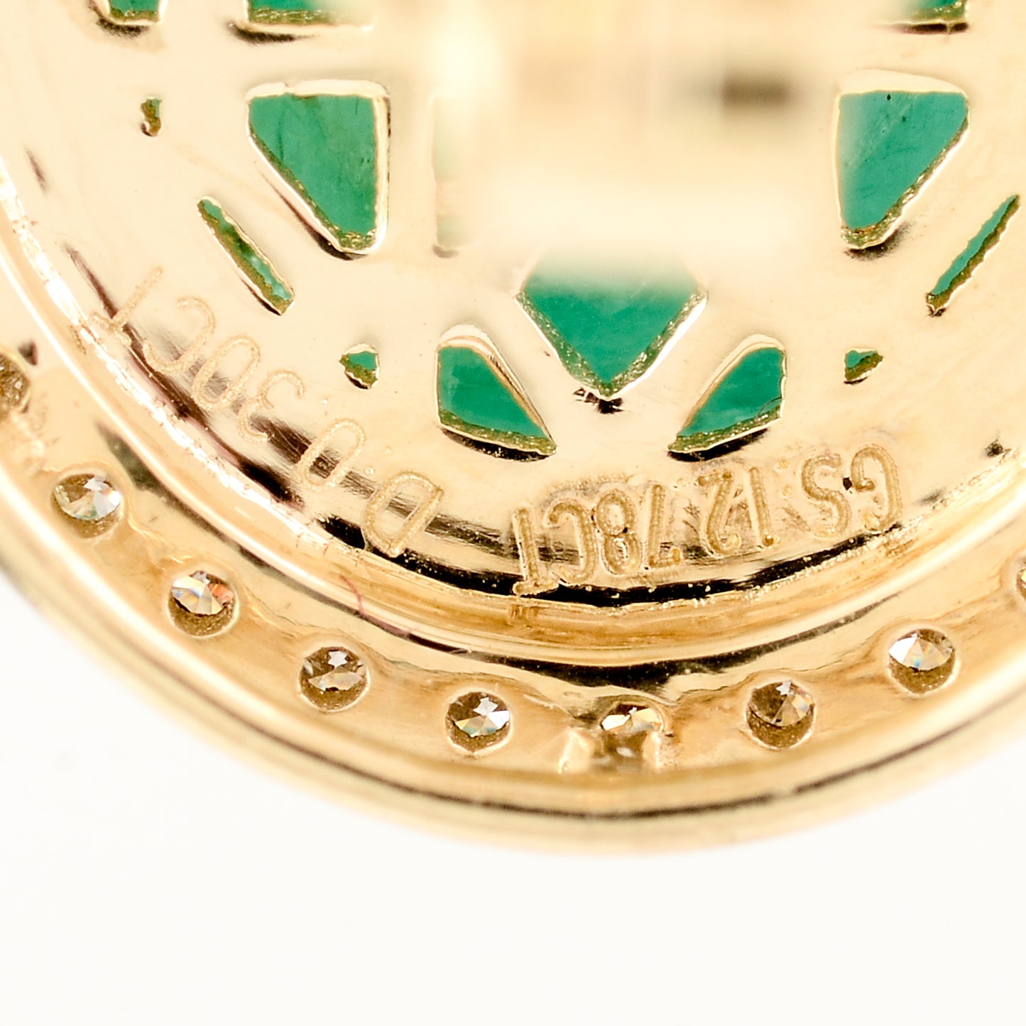 13.08 Ct Oval Natural Beryl Emerald 14K Gold Earrings