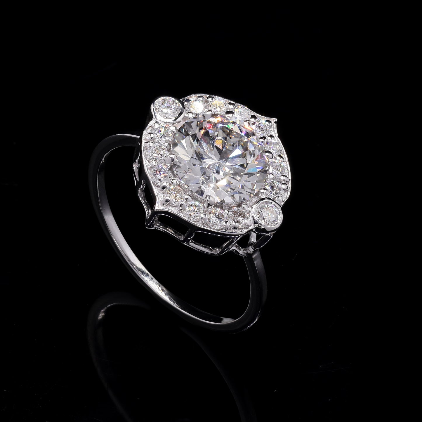 2.47 Carats Lab Grown Diamond 14K Gold Ring