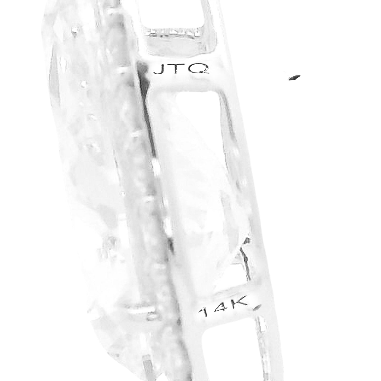 3.52 Carats Lab Grown Diamond 14K Gold Pendant