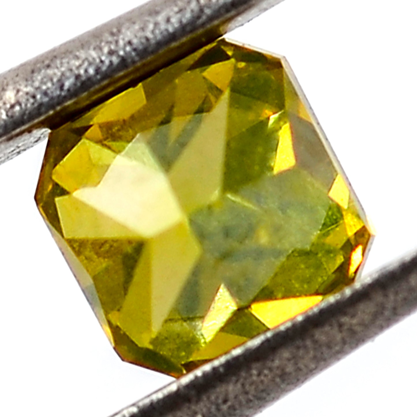 0.26 Yellow Diamond Octagon Loose Diamond