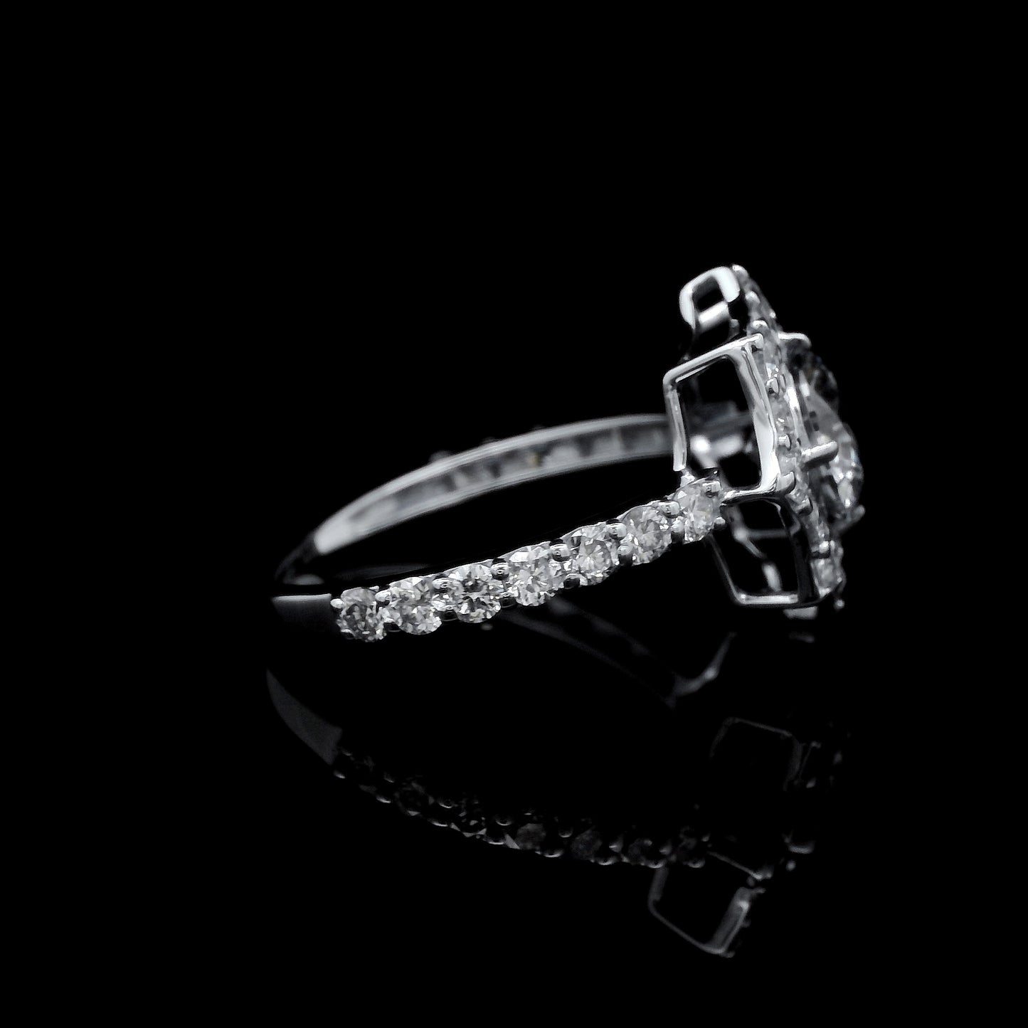 2.05 Carats Lab Grown Diamond 14K Gold Ring