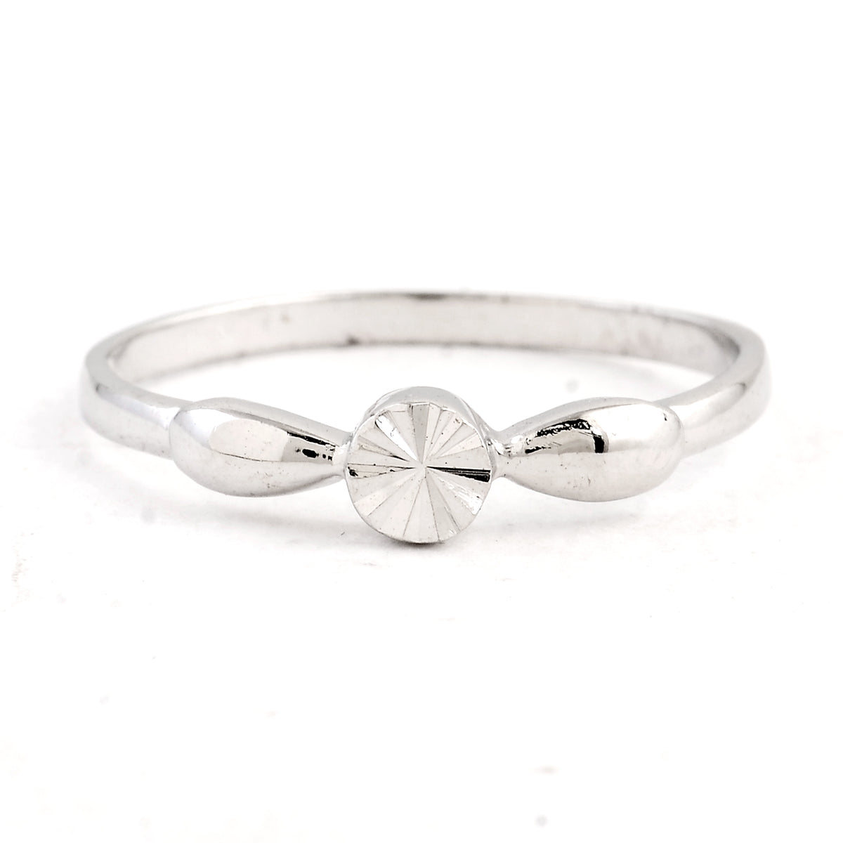 0.00 Ct Plain 925 Sterling Silver Ring