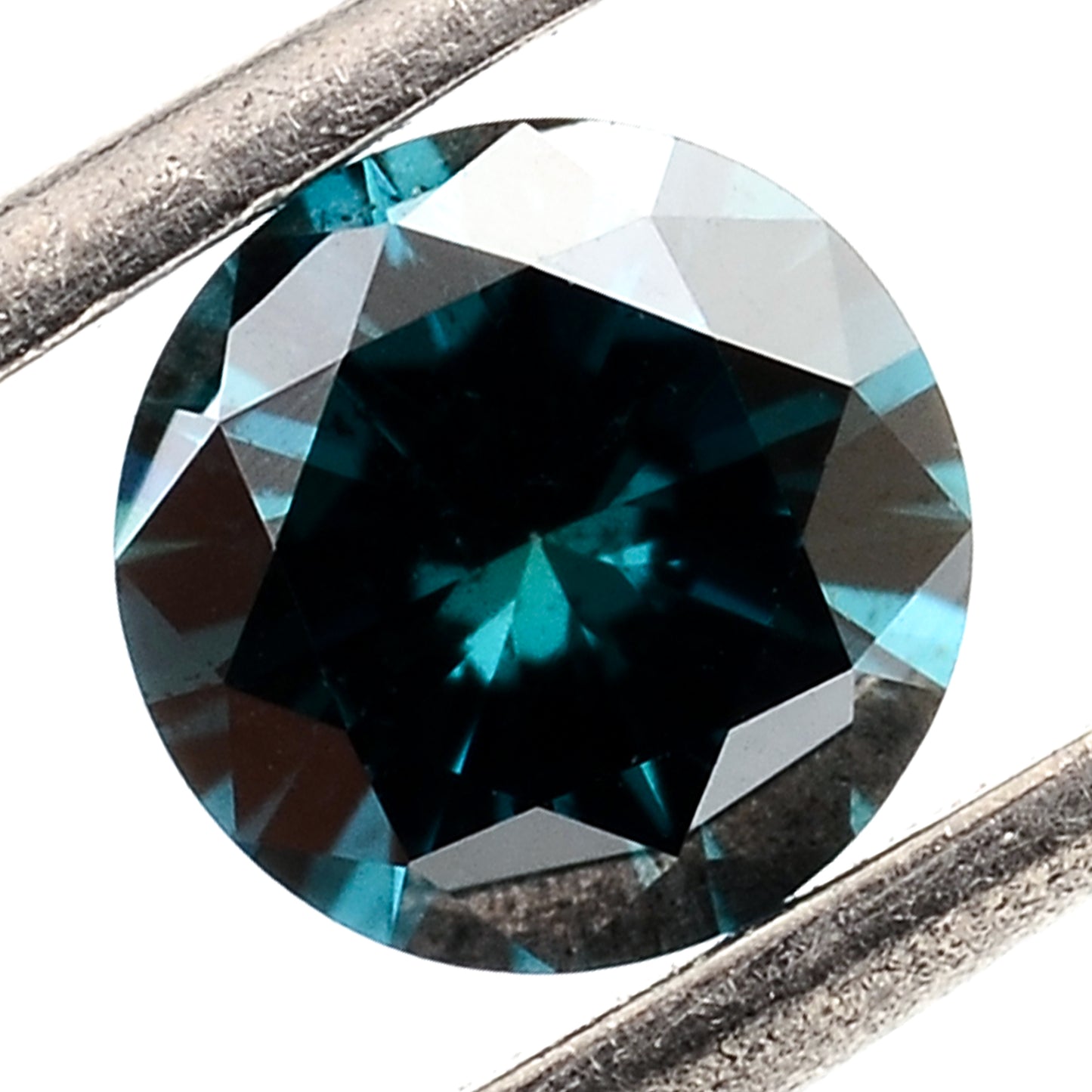 0.71 Blue Diamond Round Loose Gemstone