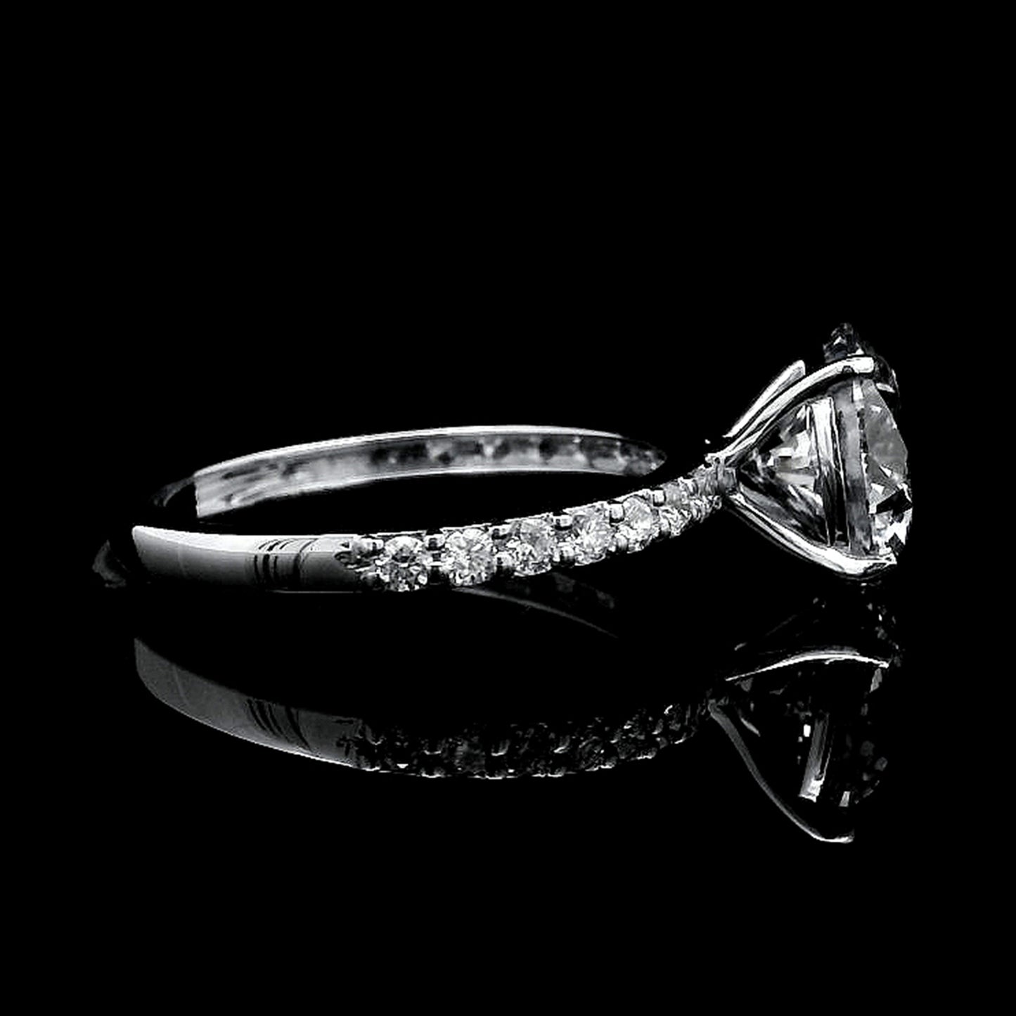 2.89 Carats Lab Grown Diamond 14K Gold Ring