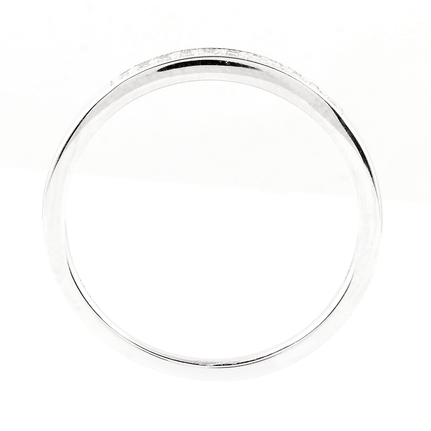 0.15 Ct Round Diamond 925 Silver Ring