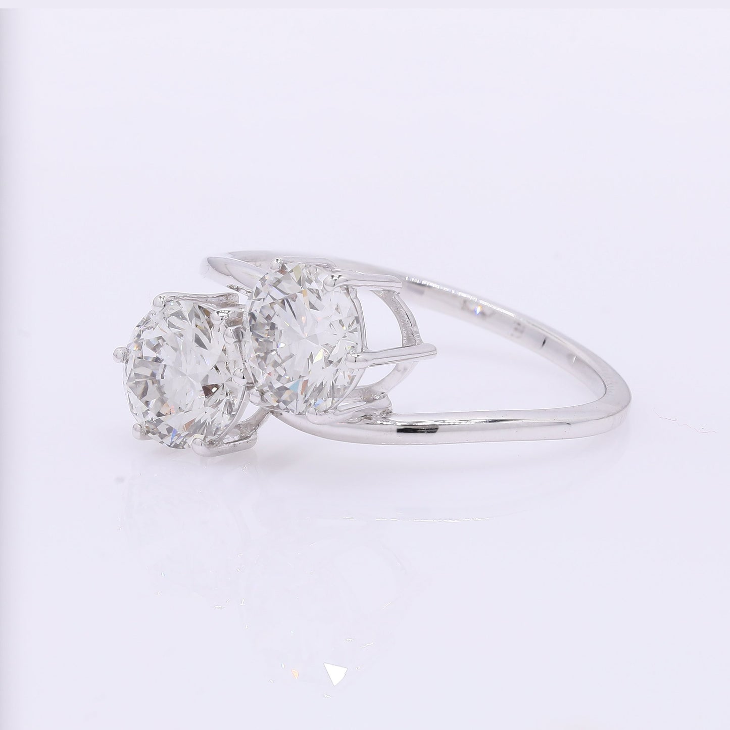 2.16 Carats Lab Grown Diamond 14K Gold Ring