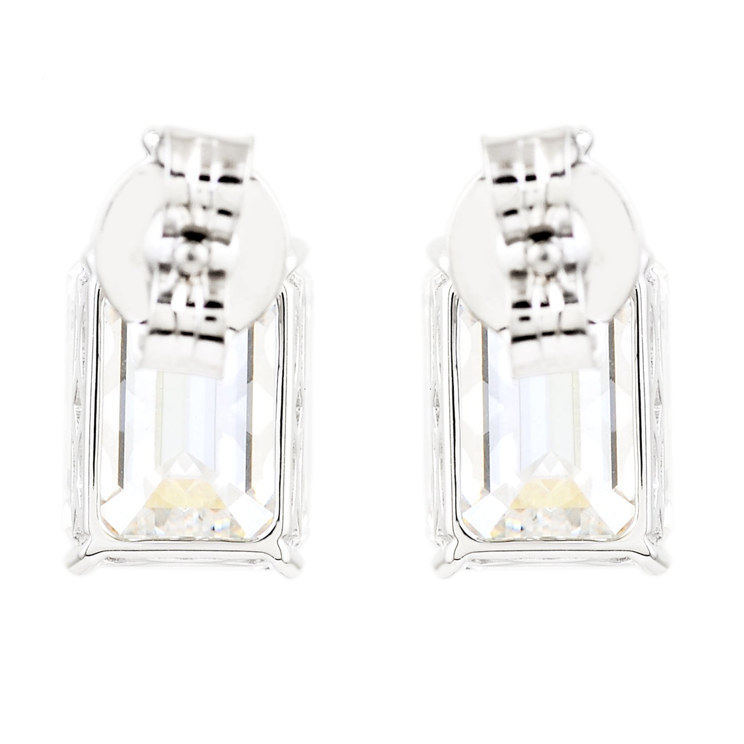 5.68 Carats Lab Grown Diamond 14K Gold Earrings