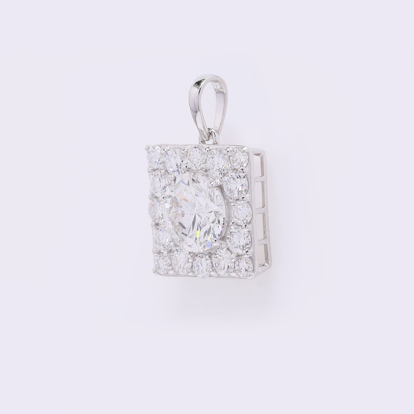 2.37 Carats Lab Grown Diamond 14K Gold Pendant