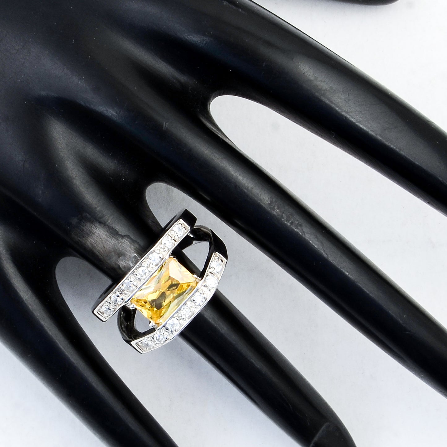 6.48 Ct Cubic Zirconia 925 Sterling Silver Ring