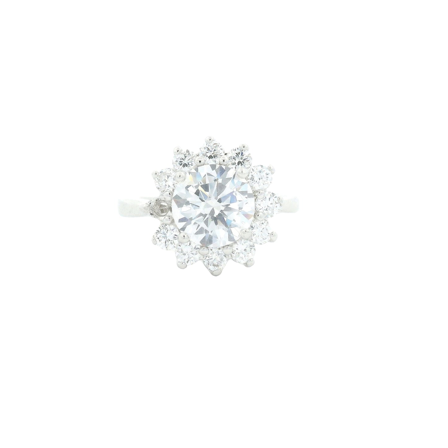 4.22 Ct Cubic Zirconia 925 Sterling Silver Ring