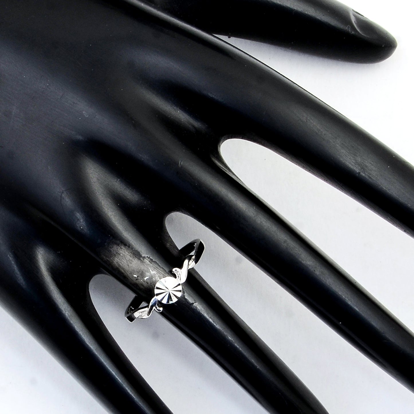 0.00 Ct Plain 925 Sterling Silver Ring