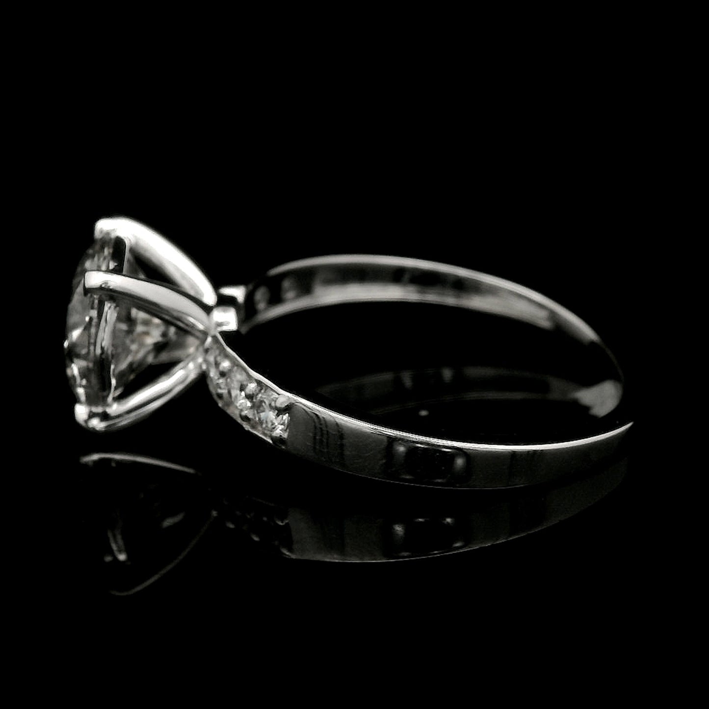 2.22 Carats Lab Grown Diamond 14K Gold Ring