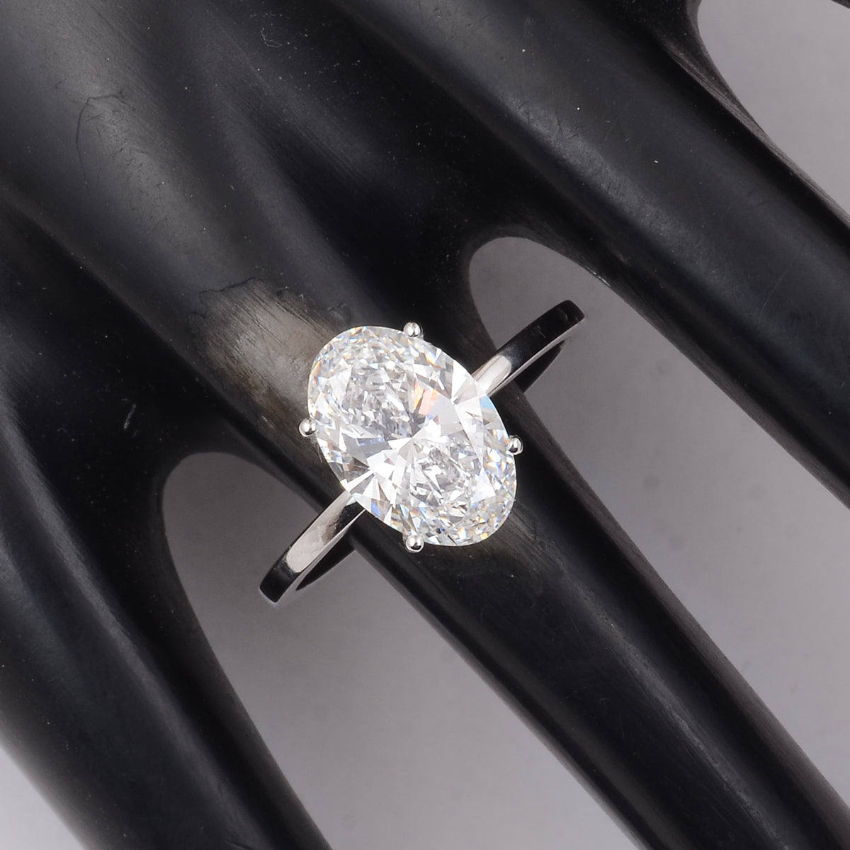 2.56 Carats Lab Grown Diamond 14K Gold Ring