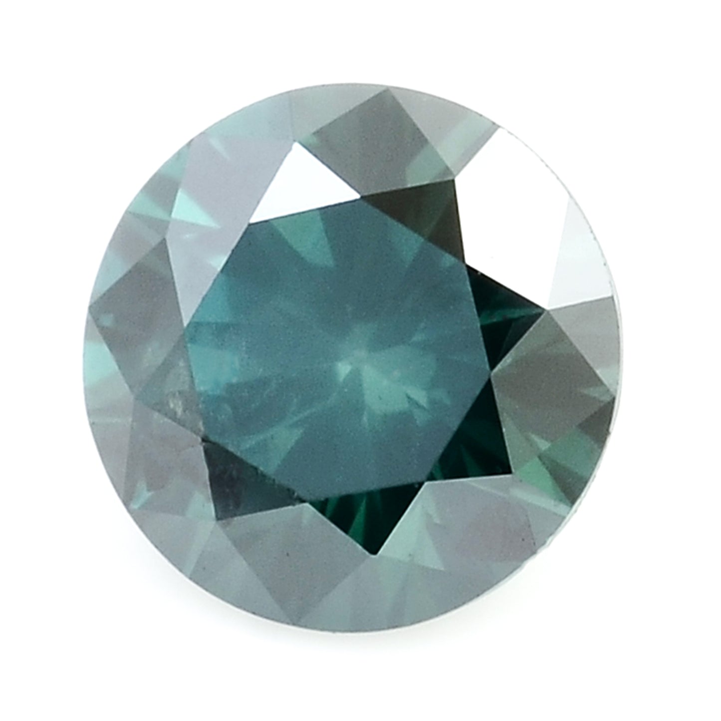 0.32 Blue Diamond Round Loose Gemstone