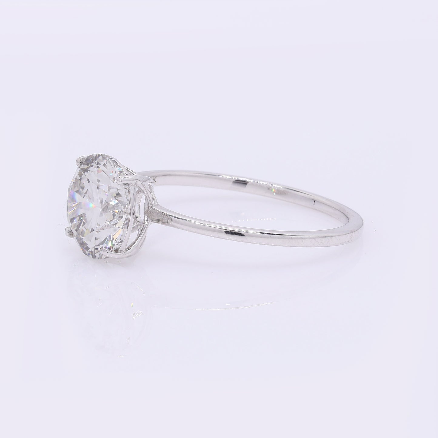 2.20 Carats Lab Grown Diamond 14K Gold Ring