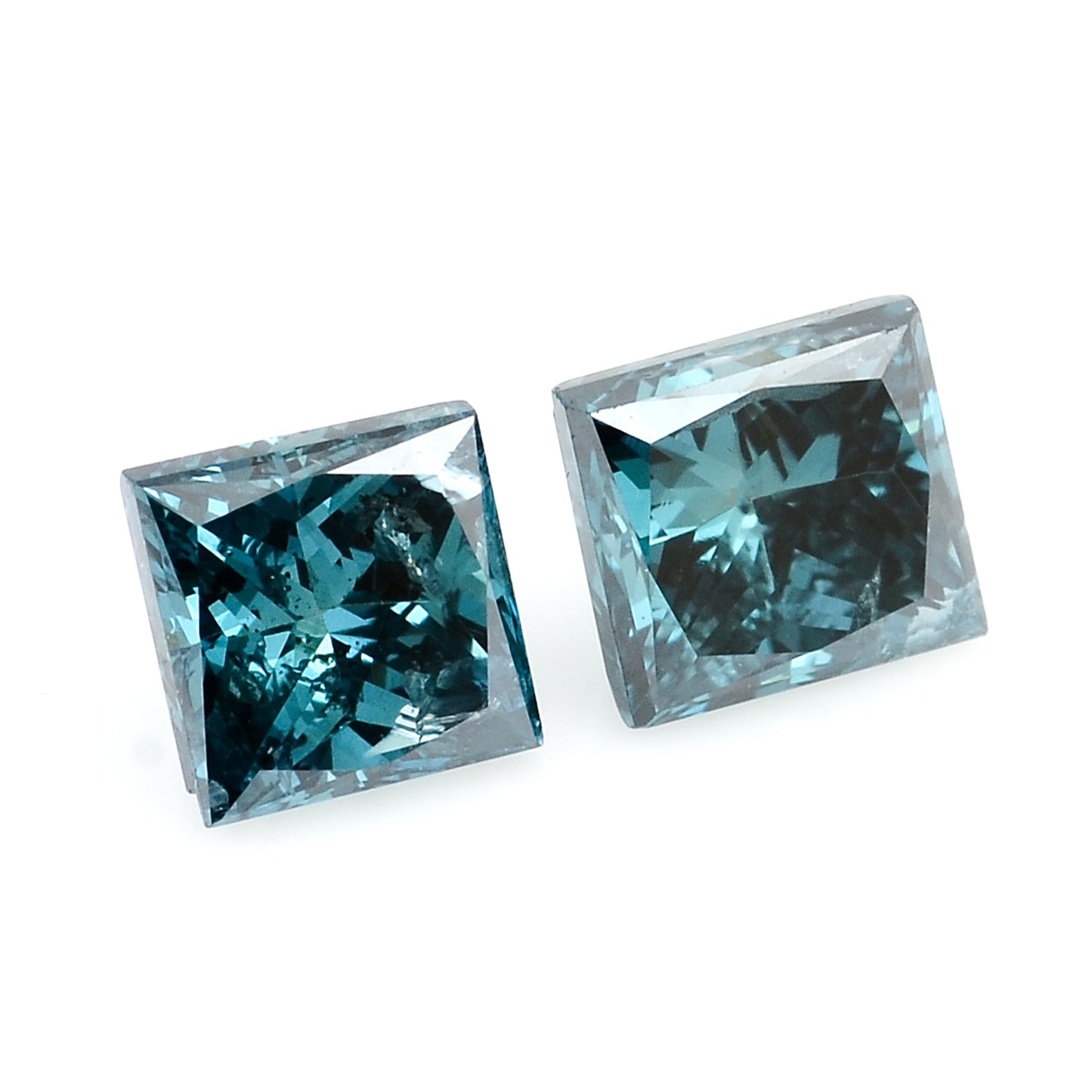 0.44 Blue Diamond Sqaure Loose Gemstone