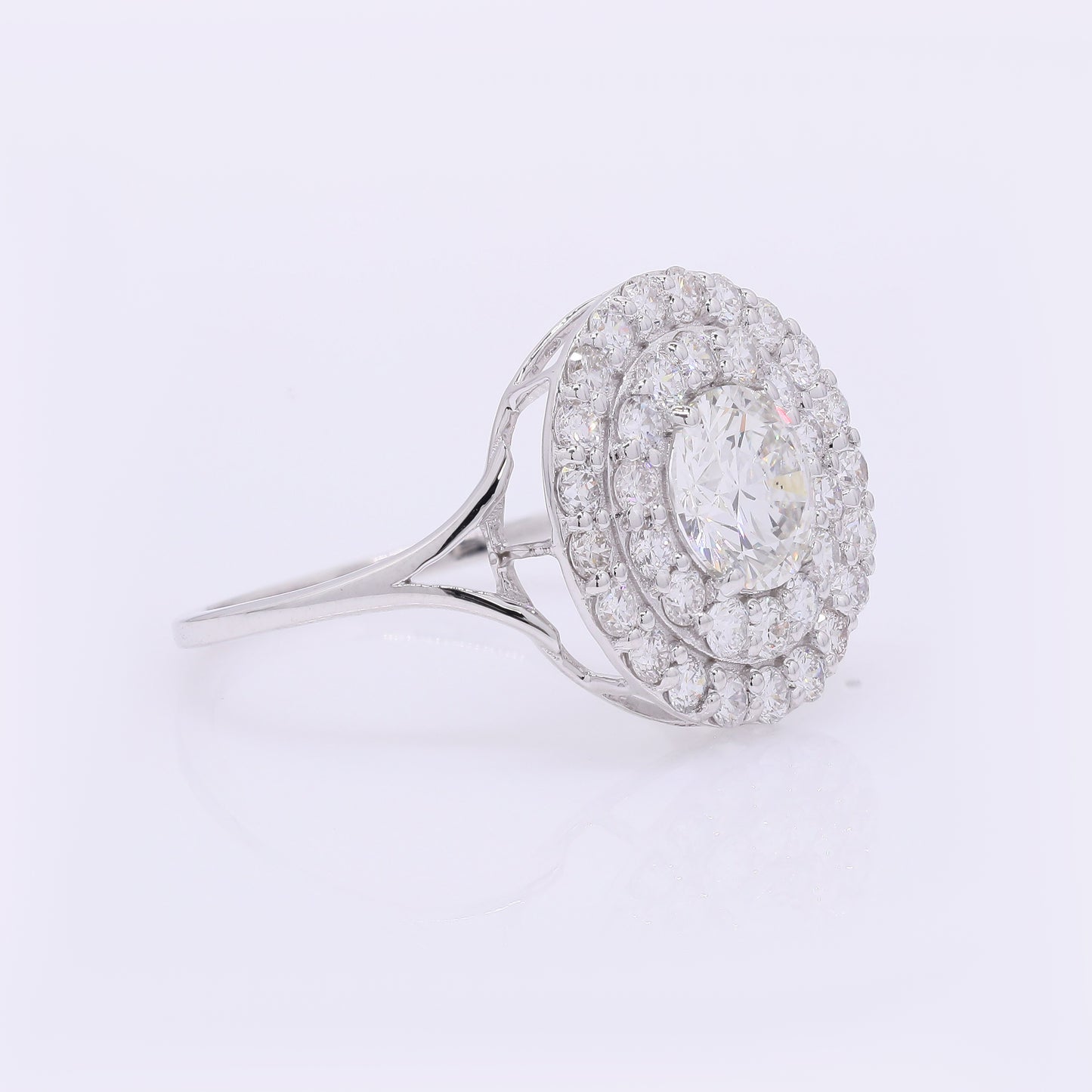 2.06 Carats Lab Grown Diamond 14K Gold Ring