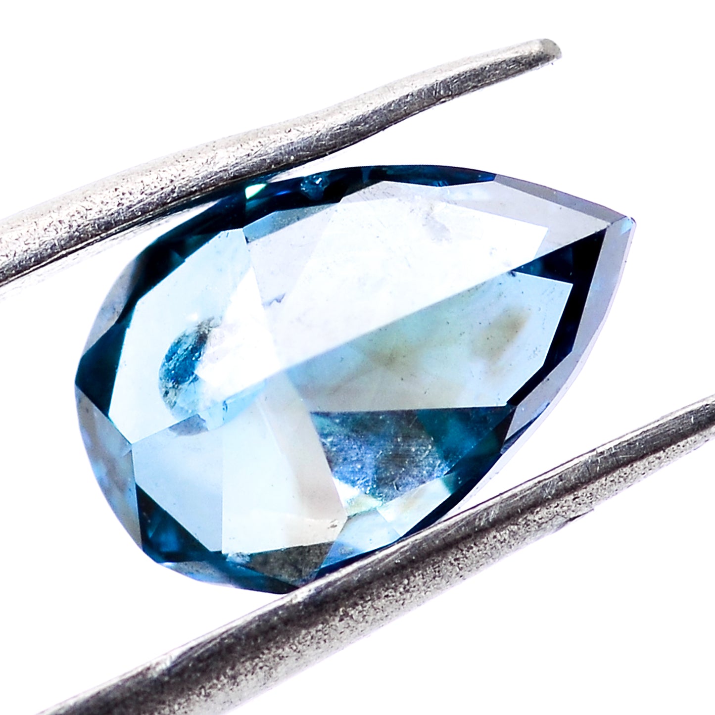 0.7 Blue Diamond Cushion, Pear Loose Diamond