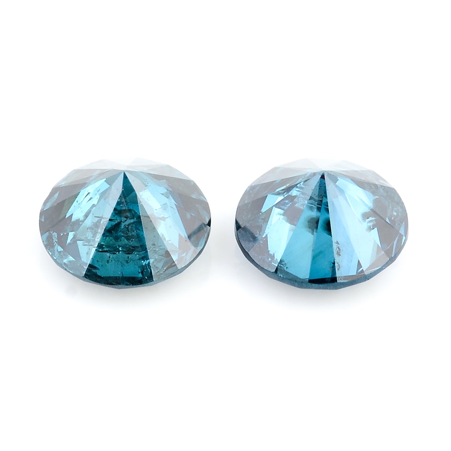 0.75 Blue Diamond Round Loose Gemstone