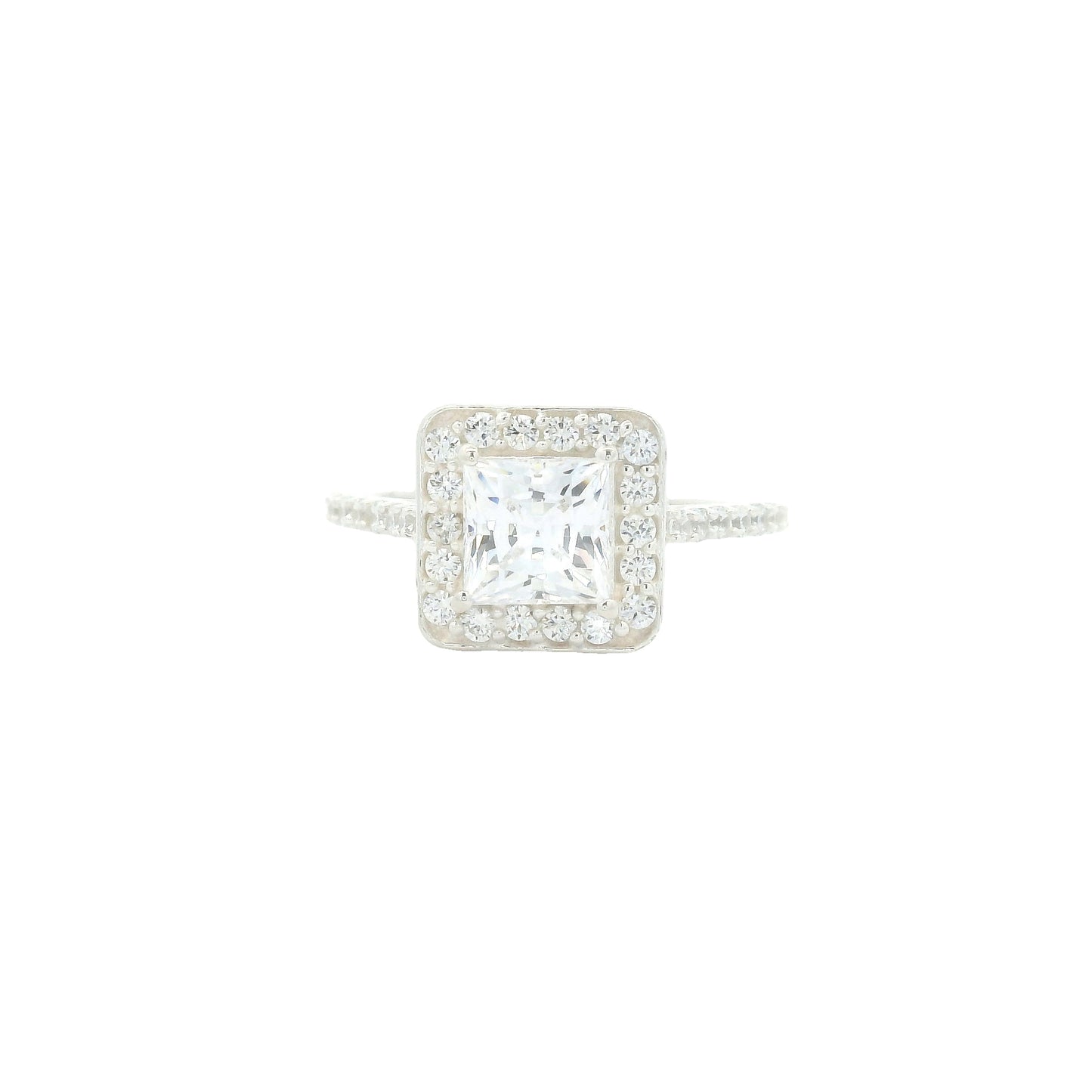 4.04 Ct Cubic Zirconia 925 Sterling Silver Ring