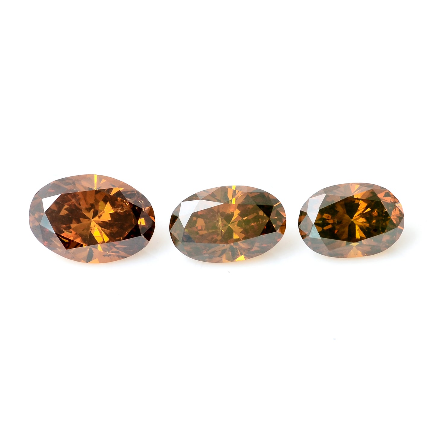 1.04 Carat Red Diamond Oval Loose Gemstone