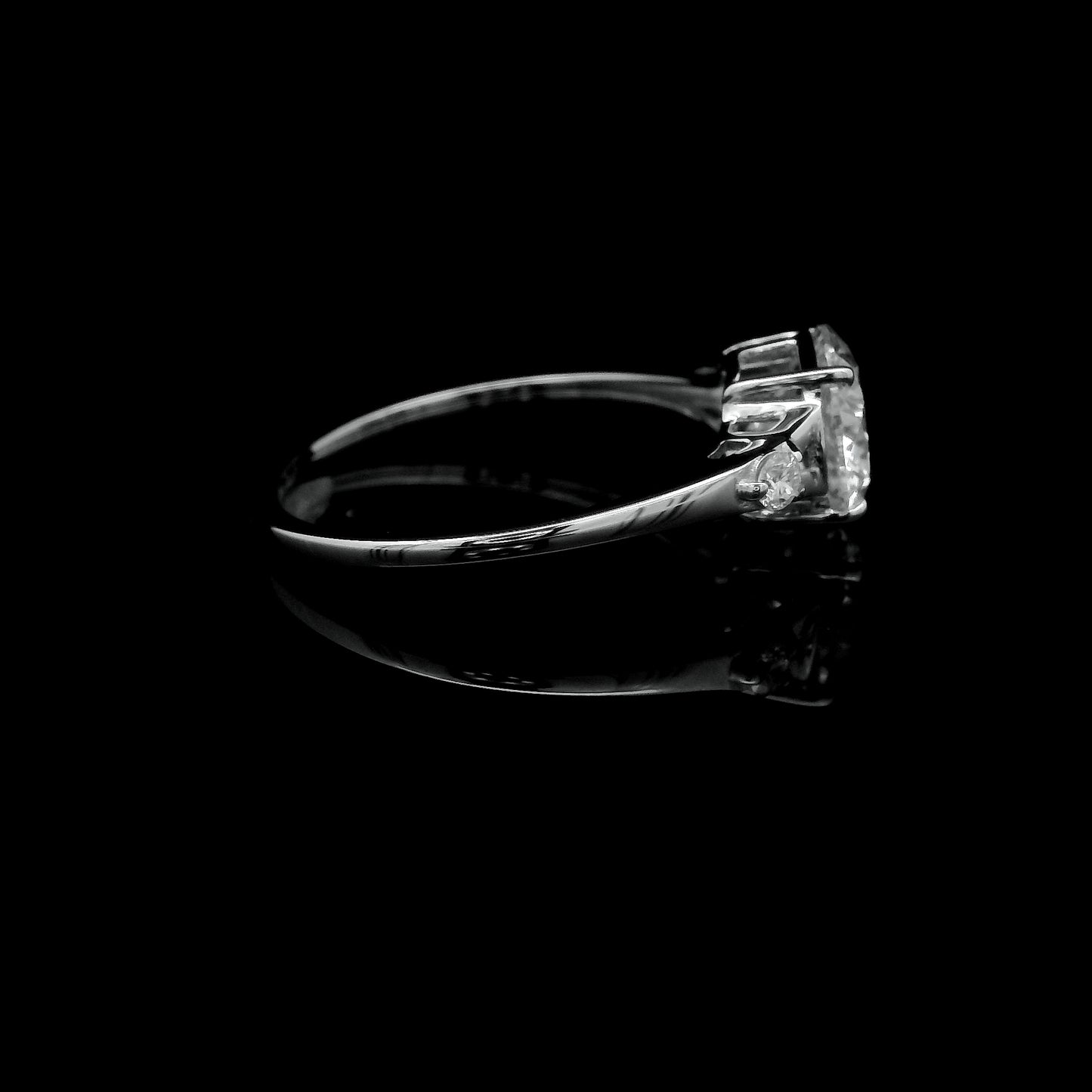 1.60 Ct Round Lab Grown Diamond 14K Gold Ring