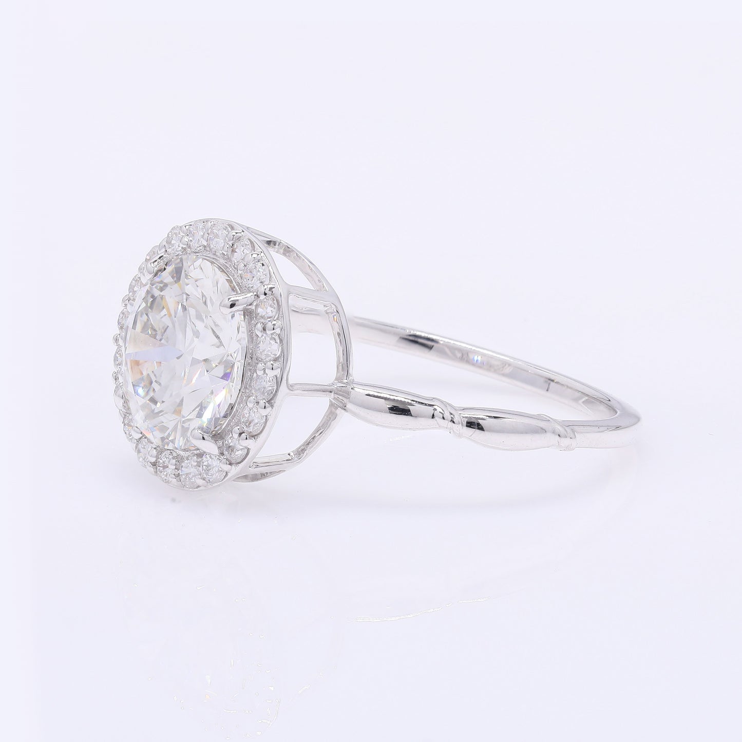 2.27 Carats Lab Grown Diamond 14K Gold Ring