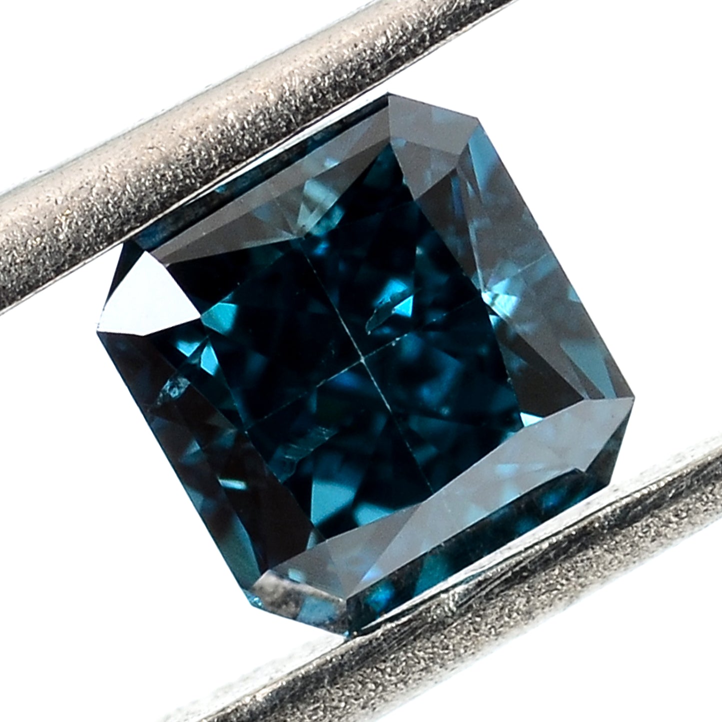 0.32 Carat Blue Diamond Octagon Loose Gemstone