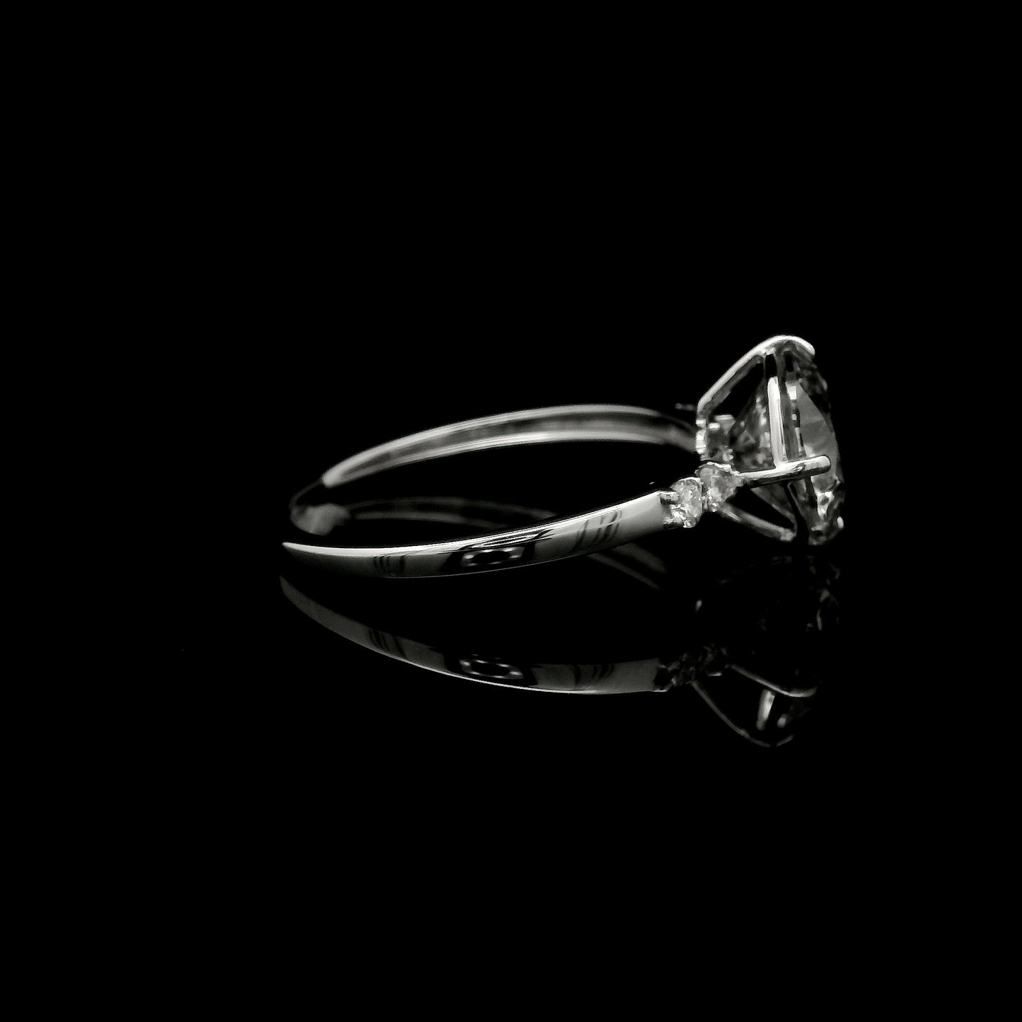 2.42 Carats Lab Grown Diamond 14K Gold Ring