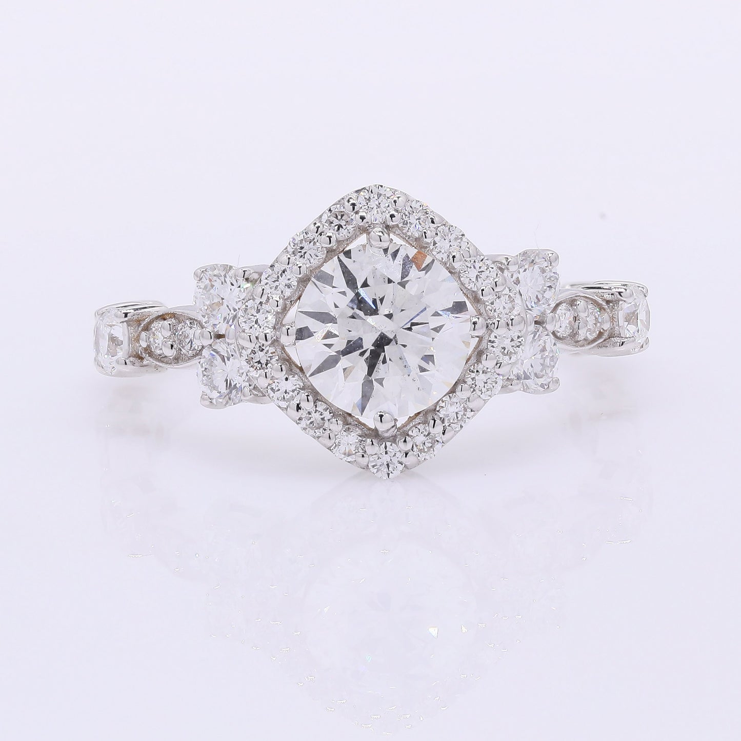 2.02 Carats Lab Grown Diamond 14K Gold Ring