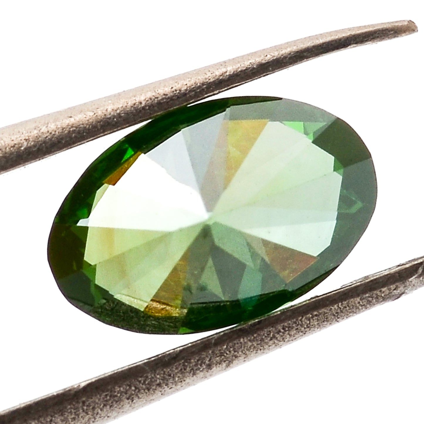 0.36 Green Diamond Oval Loose Diamond