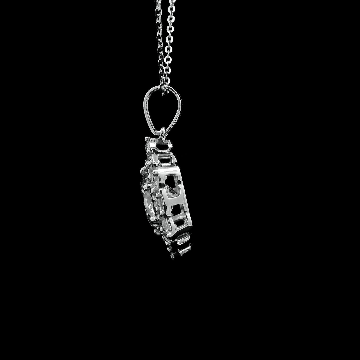 2.14 Carats Lab Grown Diamond 14K Gold Pendant