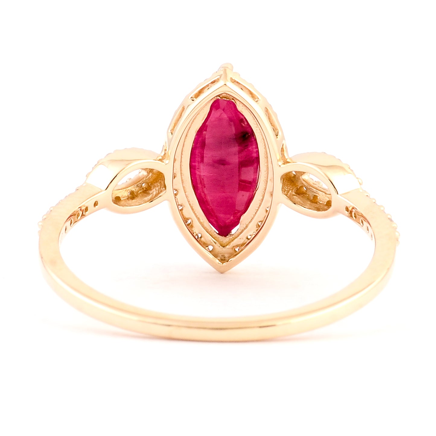 1.74 Ct Natural Codundum Ruby 14K Gold Ring
