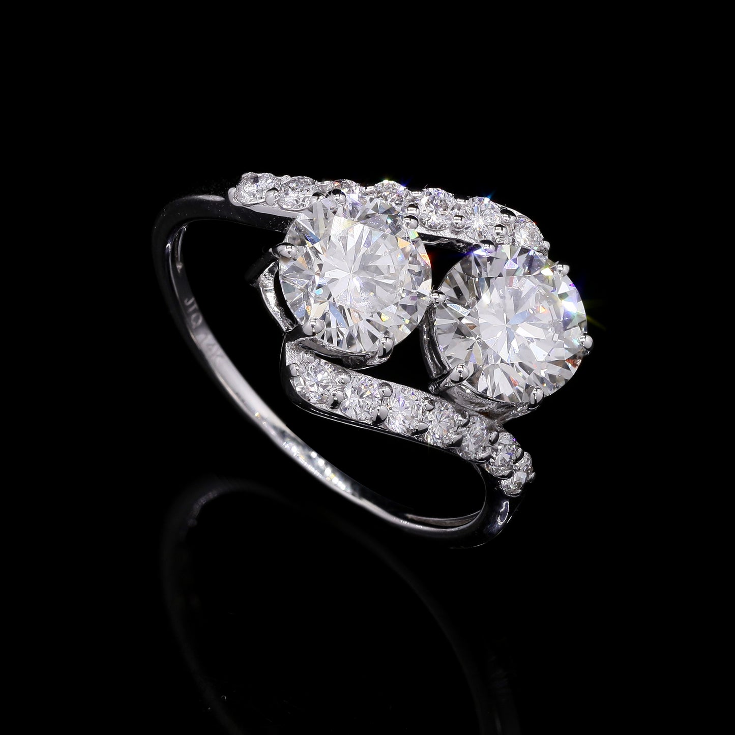 2.56 Carats Lab Grown Diamond 14K Gold Ring