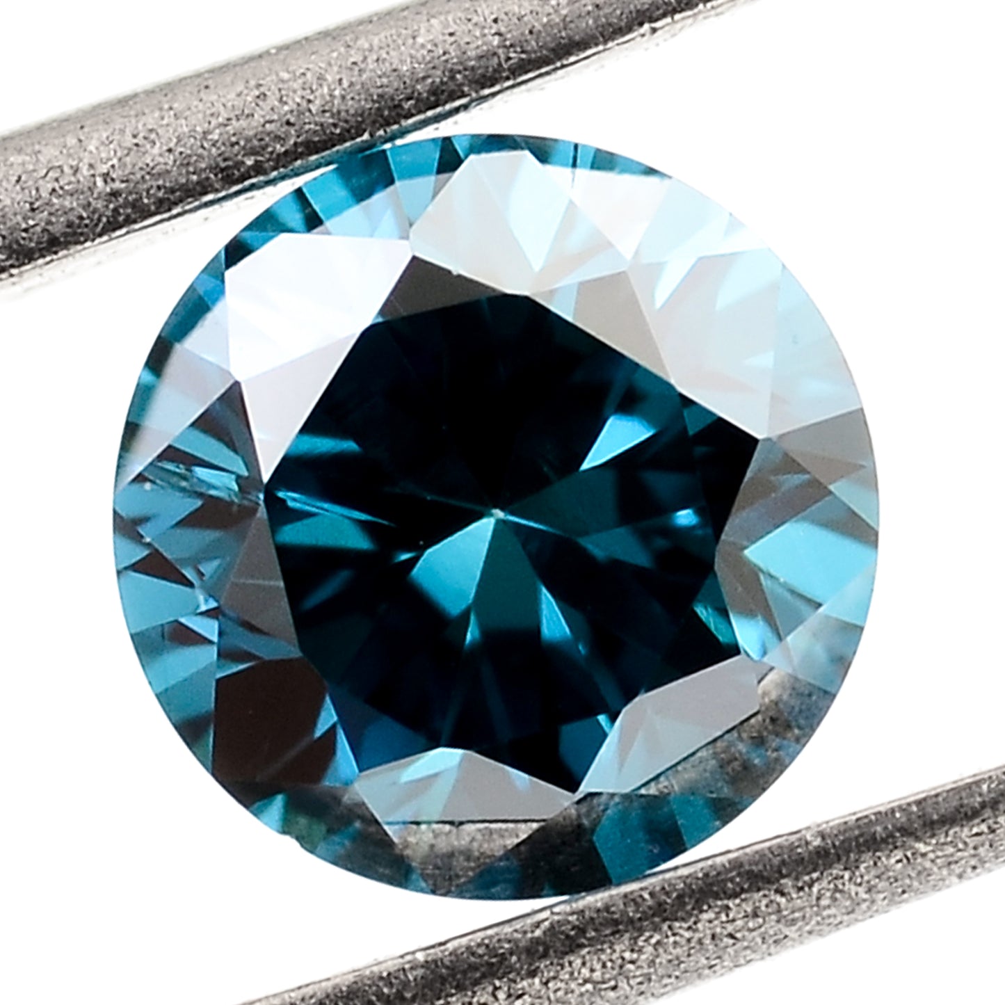 0.43 Blue Diamond Round Loose Gemstone