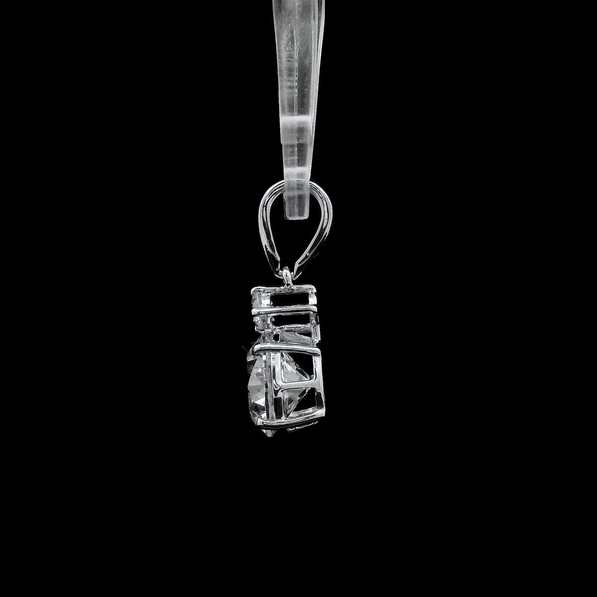 1.58 Ct Round Lab Grown Diamond 14K Gold Pendant