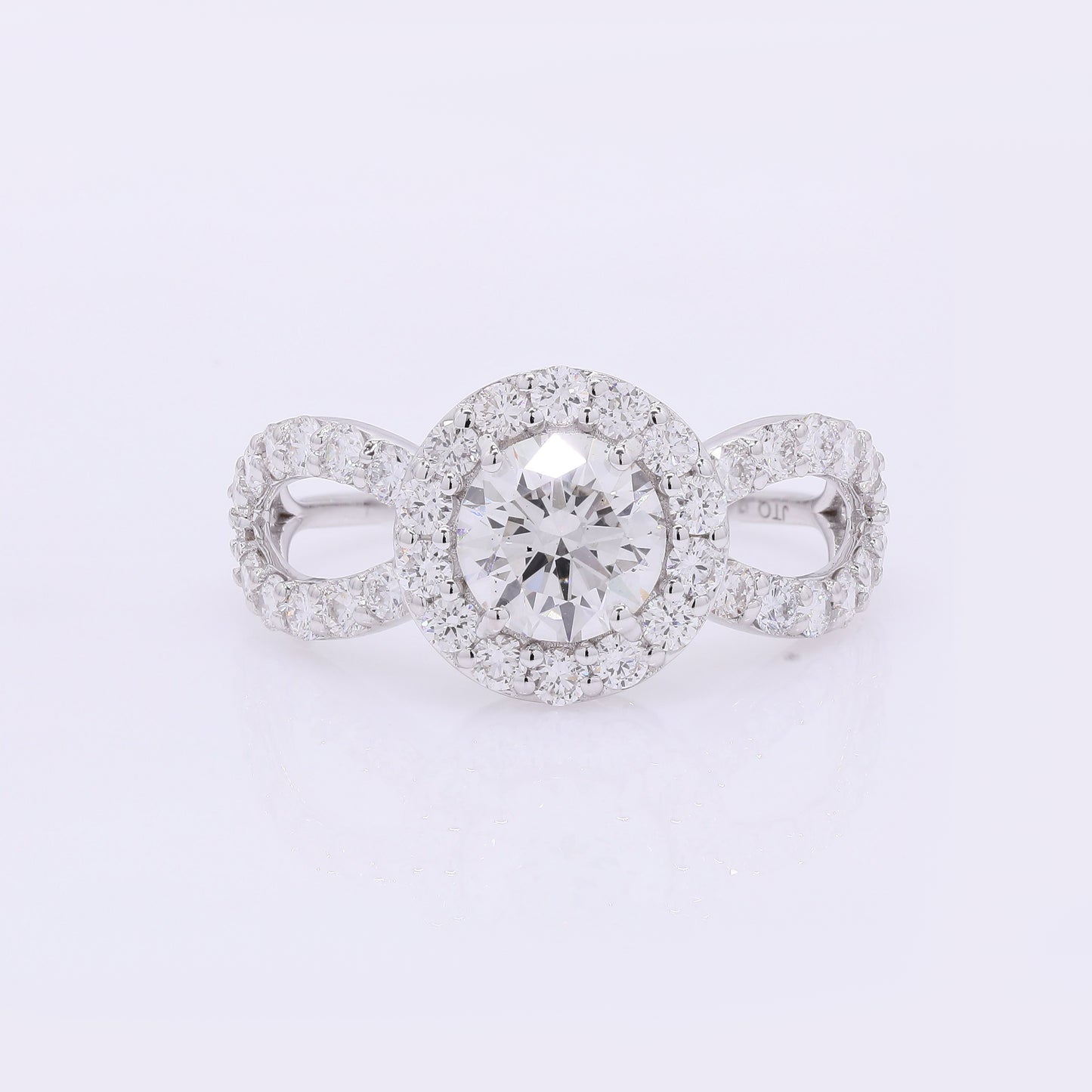 2.13 Carats Lab Grown Diamond 14K Gold Ring