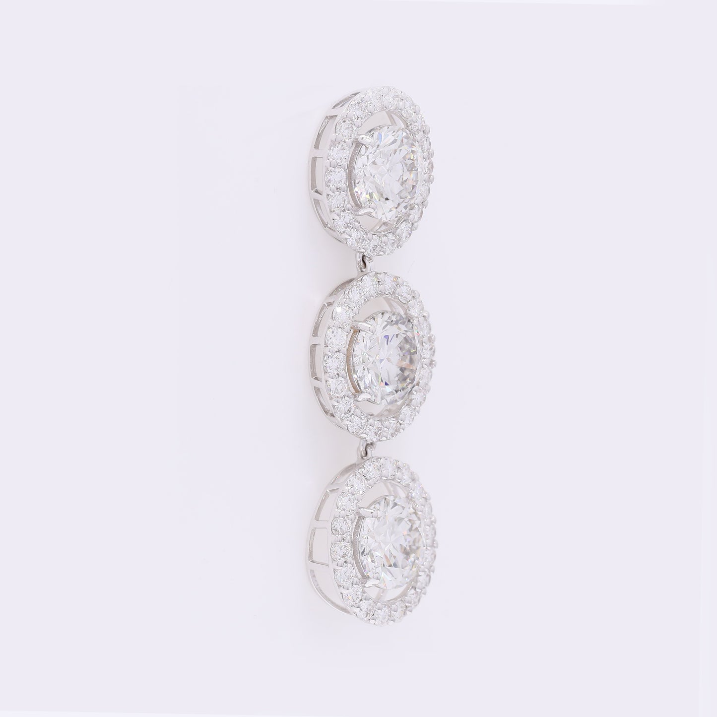6.16 Carats Lab Grown Diamond 14K Gold Pendant